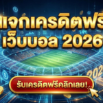 แจกเครดิตฟรี เว็บบอล 2026