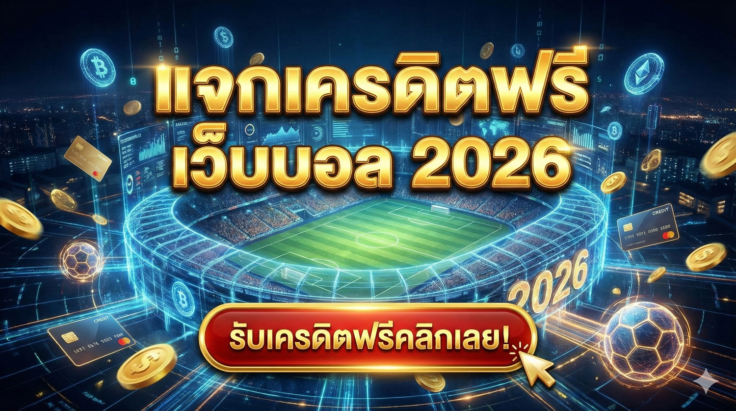แจกเครดิตฟรี เว็บบอล 2026