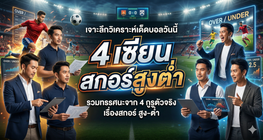 4 เซียน สกอร์ สูง ต่ำ