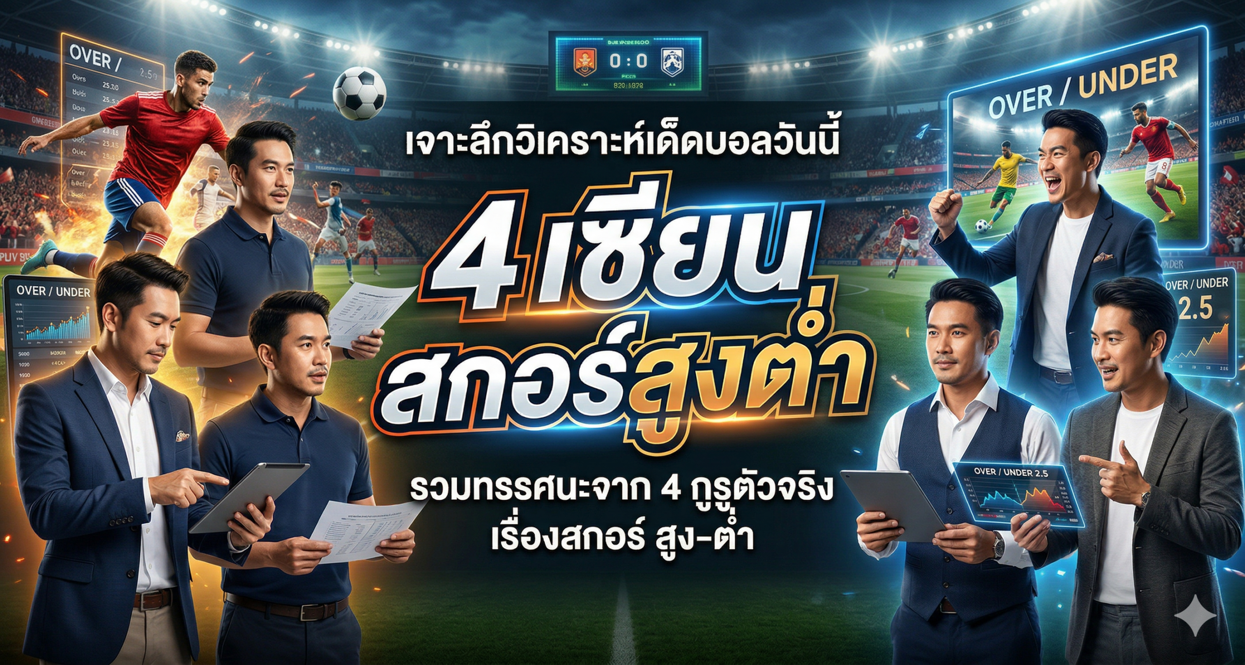 4 เซียน สกอร์ สูง ต่ำ