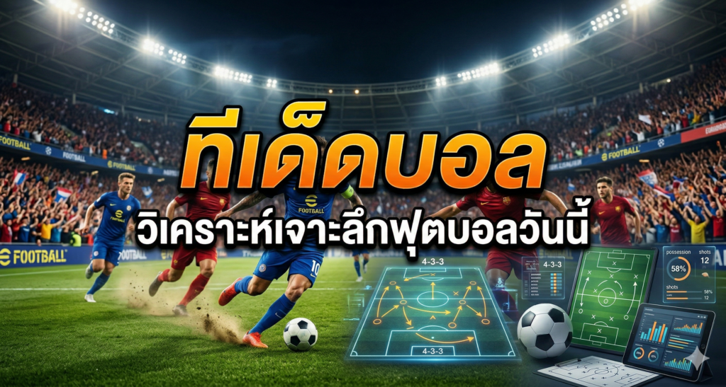 ทีเด็ดบอล วิเคราะห์เจาะลึกฟุตบอลวันนี้