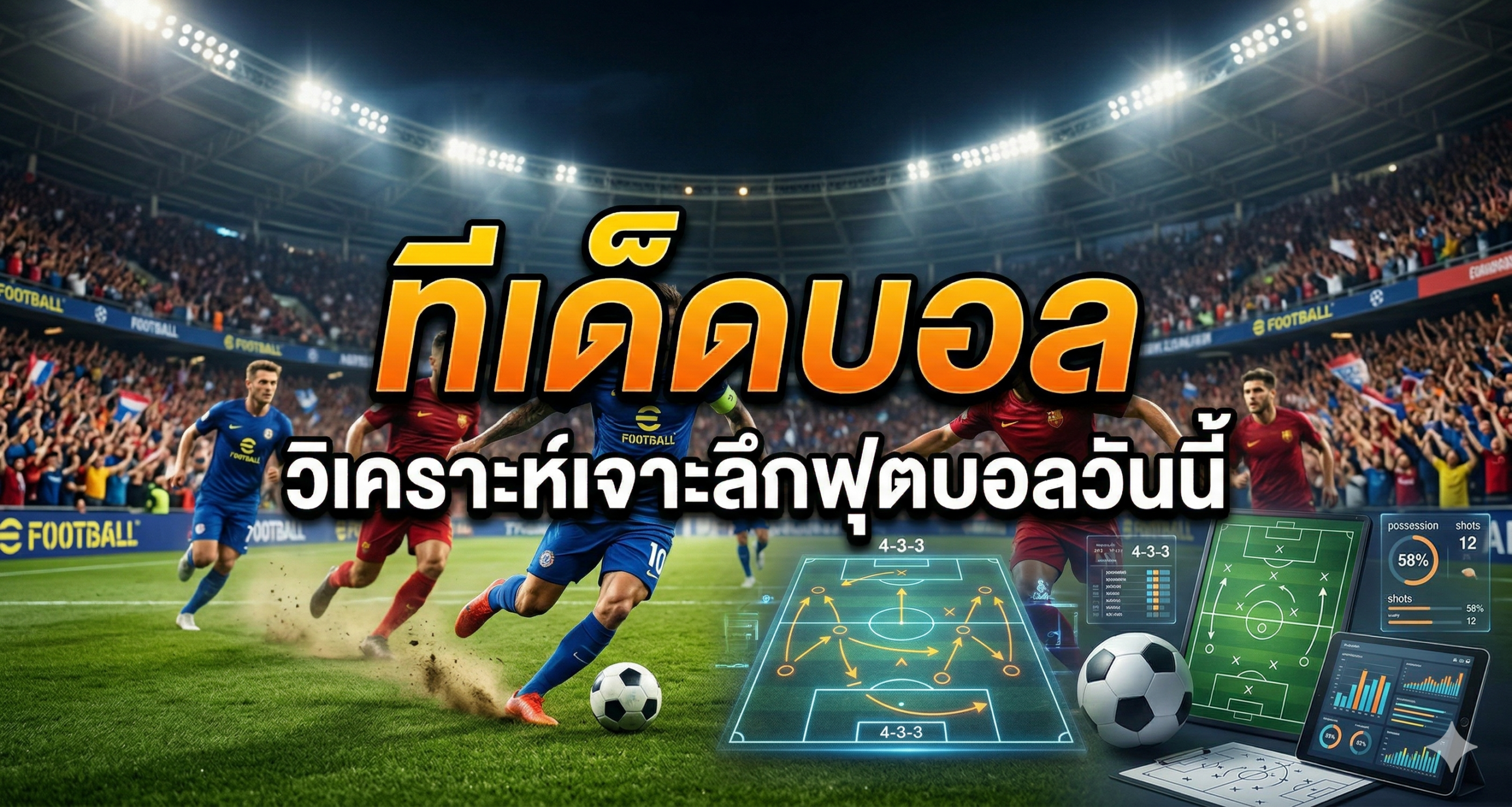 ทีเด็ดบอล วิเคราะห์เจาะลึกฟุตบอลวันนี้