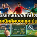 สูตรแทงบอลสเต็ป 3 คู่ เทคนิคคัดบอลชุดเน้นๆ