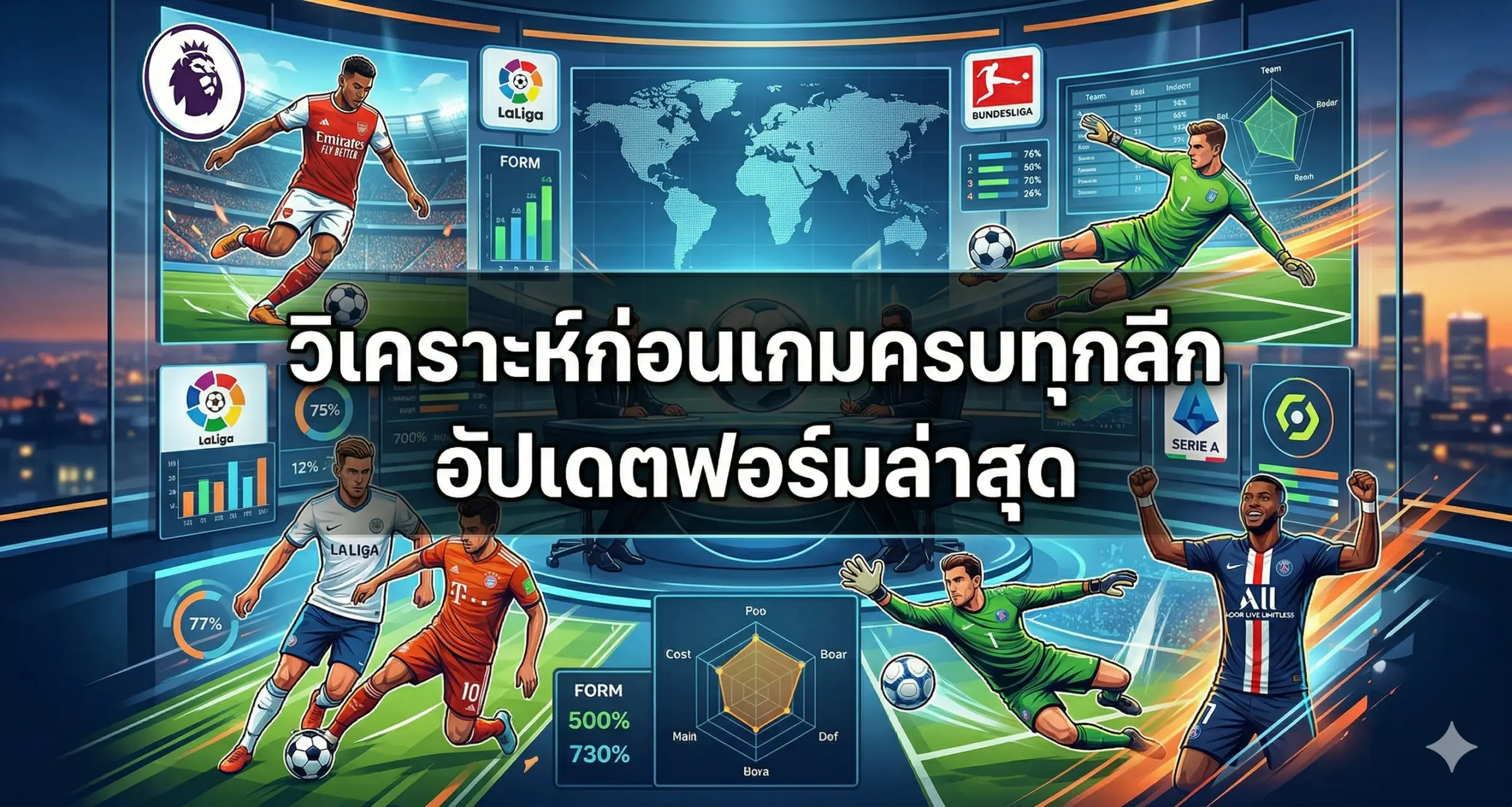 วิเคราะห์ก่อนเกมครบทุกลีก ทีเด็ดบอล 100 อัปเดตฟอร์มล่าสุด