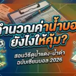 คำนวณค่าน้ำบอล