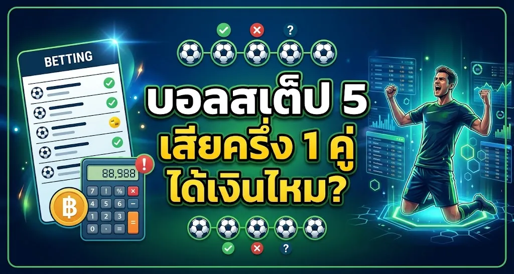 บอลสเต็ป 5 เสียครึ่ง 1 คู่